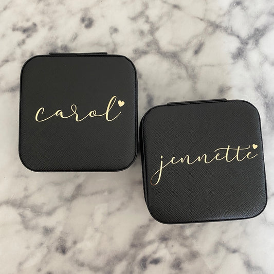 Square Jewelry Travel Case