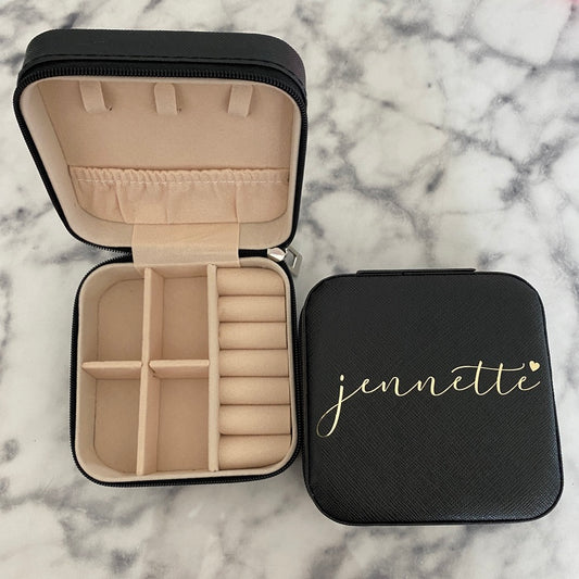 Square Jewelry Travel Case