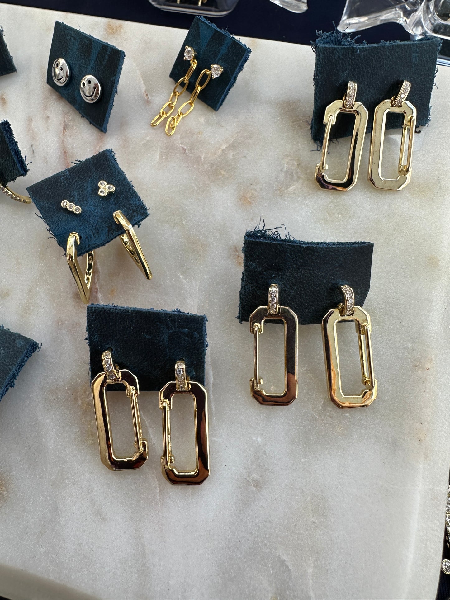 Carabiner Stud Earrings