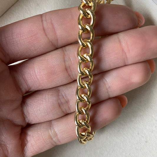 Hollow Curb Chain Necklace