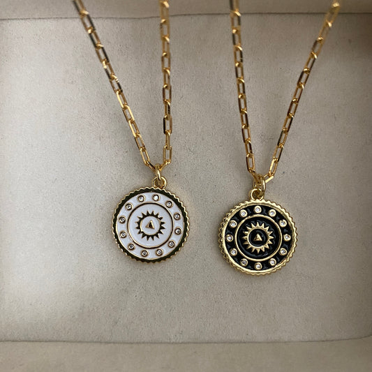 Coin Charm Chain Necklace