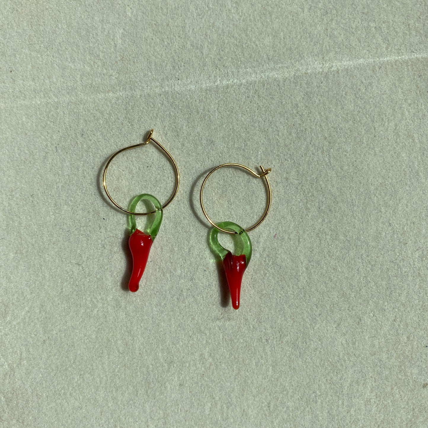 Hot Pepper Hoops