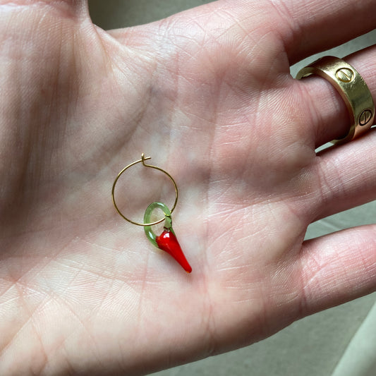 Hot Pepper Hoops