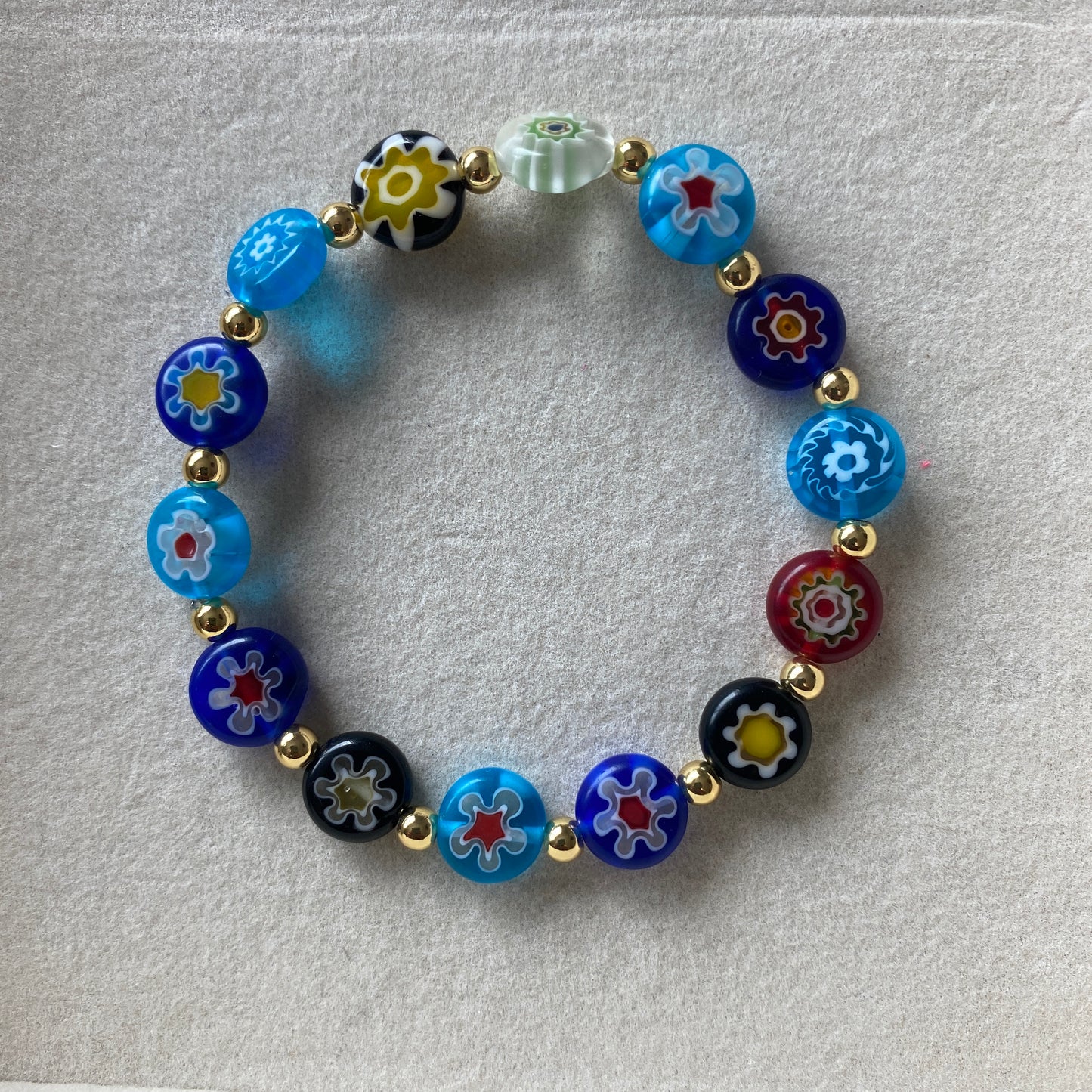 Flower Power Beaded Bracelet