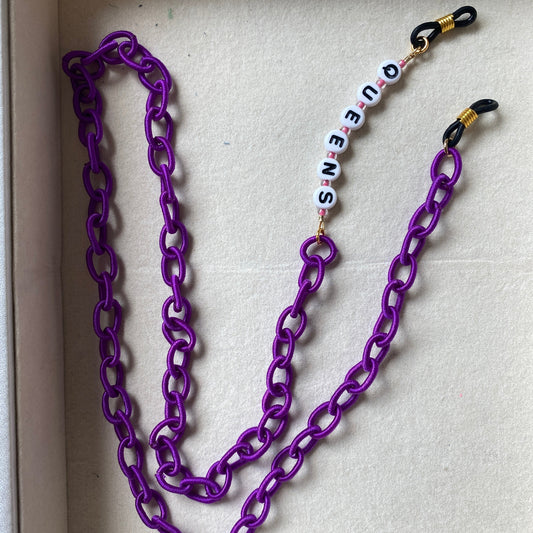 Custom Text Silk Glasses Chain