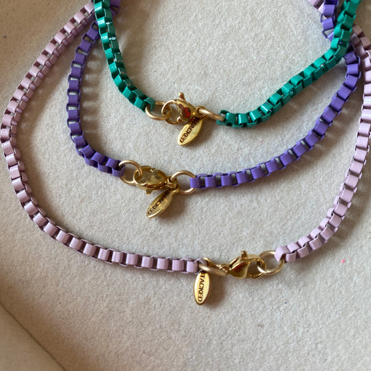 Enamel Chain Anklet