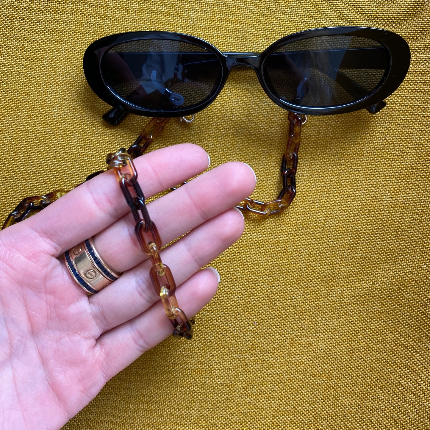 Acrylic Link Chain - Brush