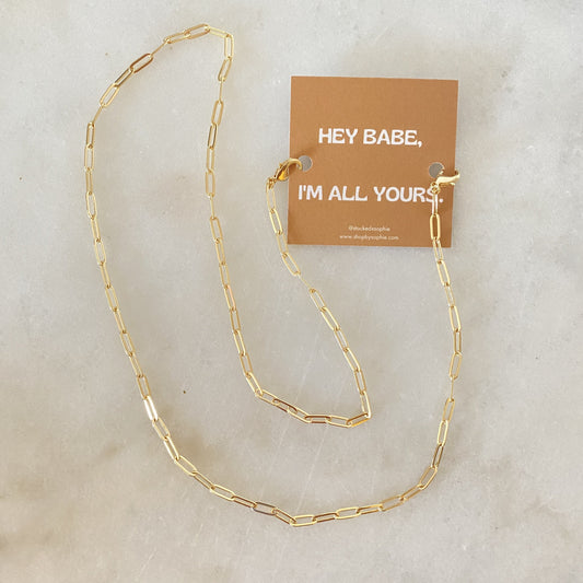 Mask / Sunnies Lou Chain