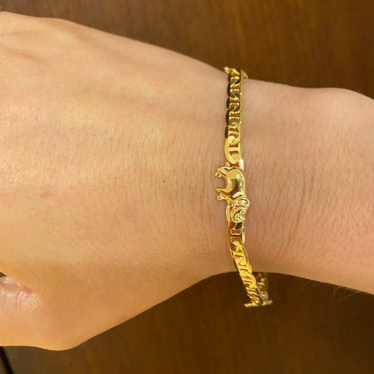 Lucky Elephant Chain Bracelet
