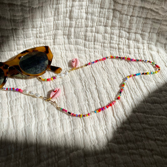 Shell Charm Beaded Glasses Chain