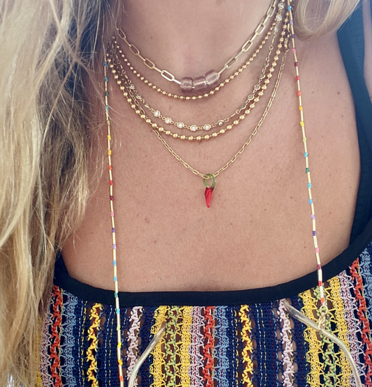 Layered Ball Chain Necklace