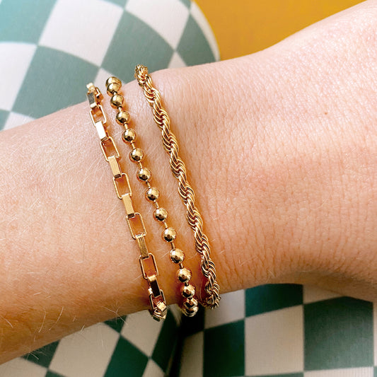 Gold Filled Chain Bracelets