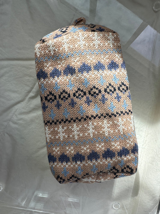 Fair Isle Knit Pouch