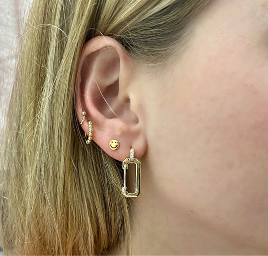 Carabiner Stud Earrings