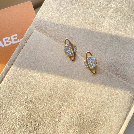 Saturn Stud Earrings
