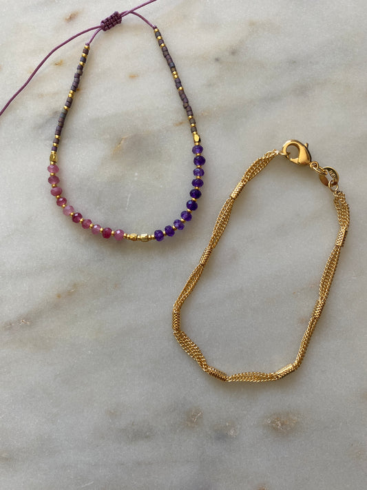 Gemstone Chain Stack