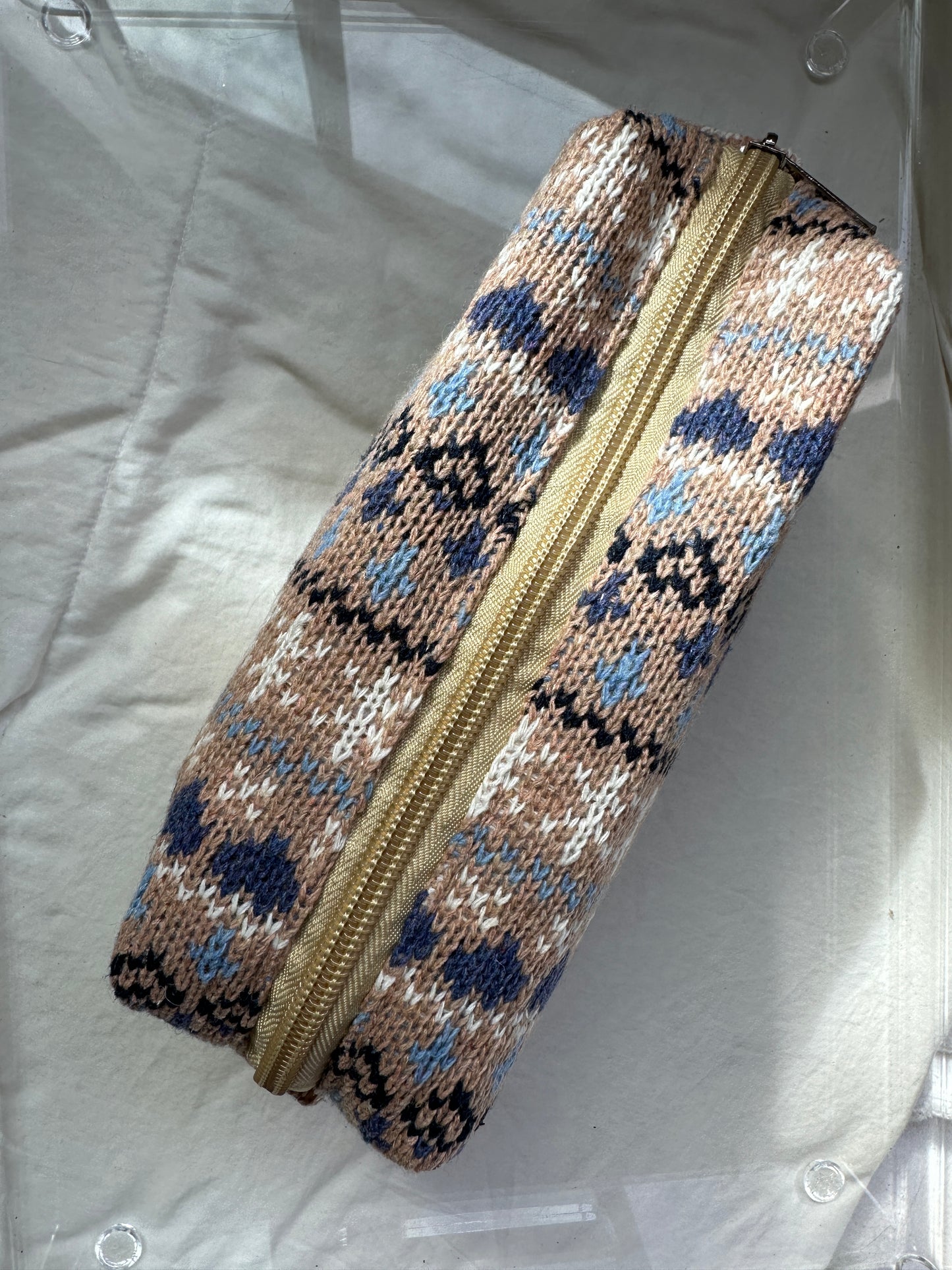Fair Isle Knit Pouch