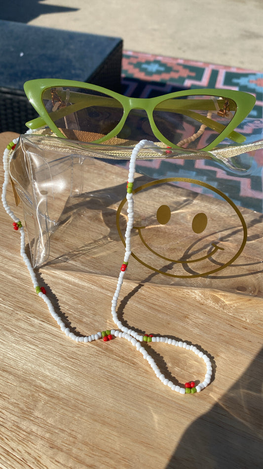 Cherry Beaded Sunnies Chain