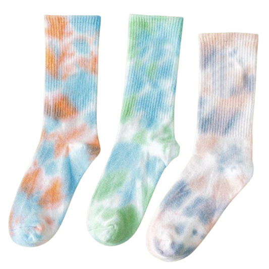 Tie Dye Tube Socks