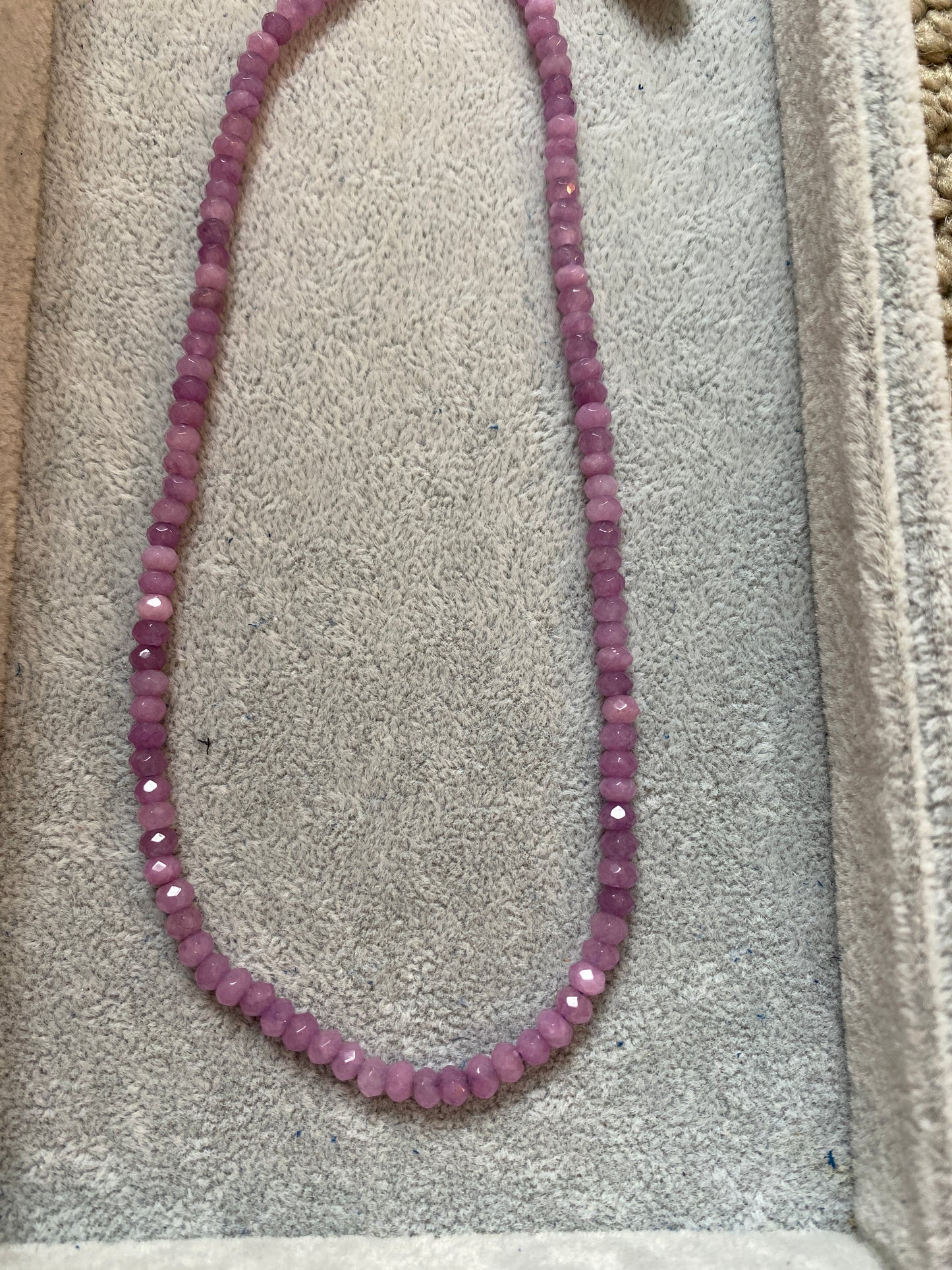 Gemstone Beaded Pearl Necklace