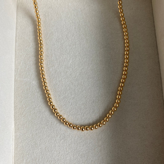 Gold Ball Necklace