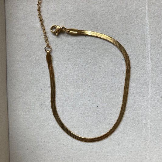 Men's Herringbone Chain Bracelet