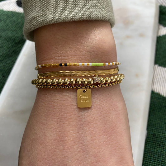 Good Luck Bracelet Stack
