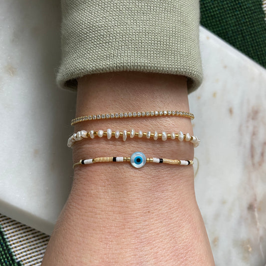 Evil Eye Bracelet Stack