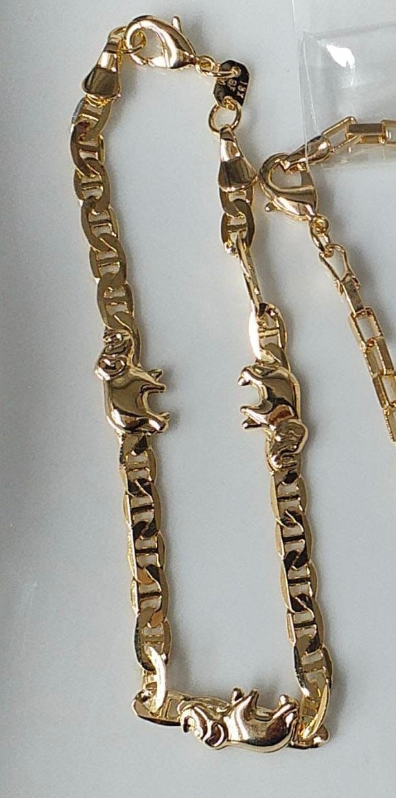 Lucky Elephant Chain Bracelet