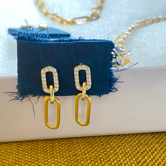 Lou Chain Drop Earrings