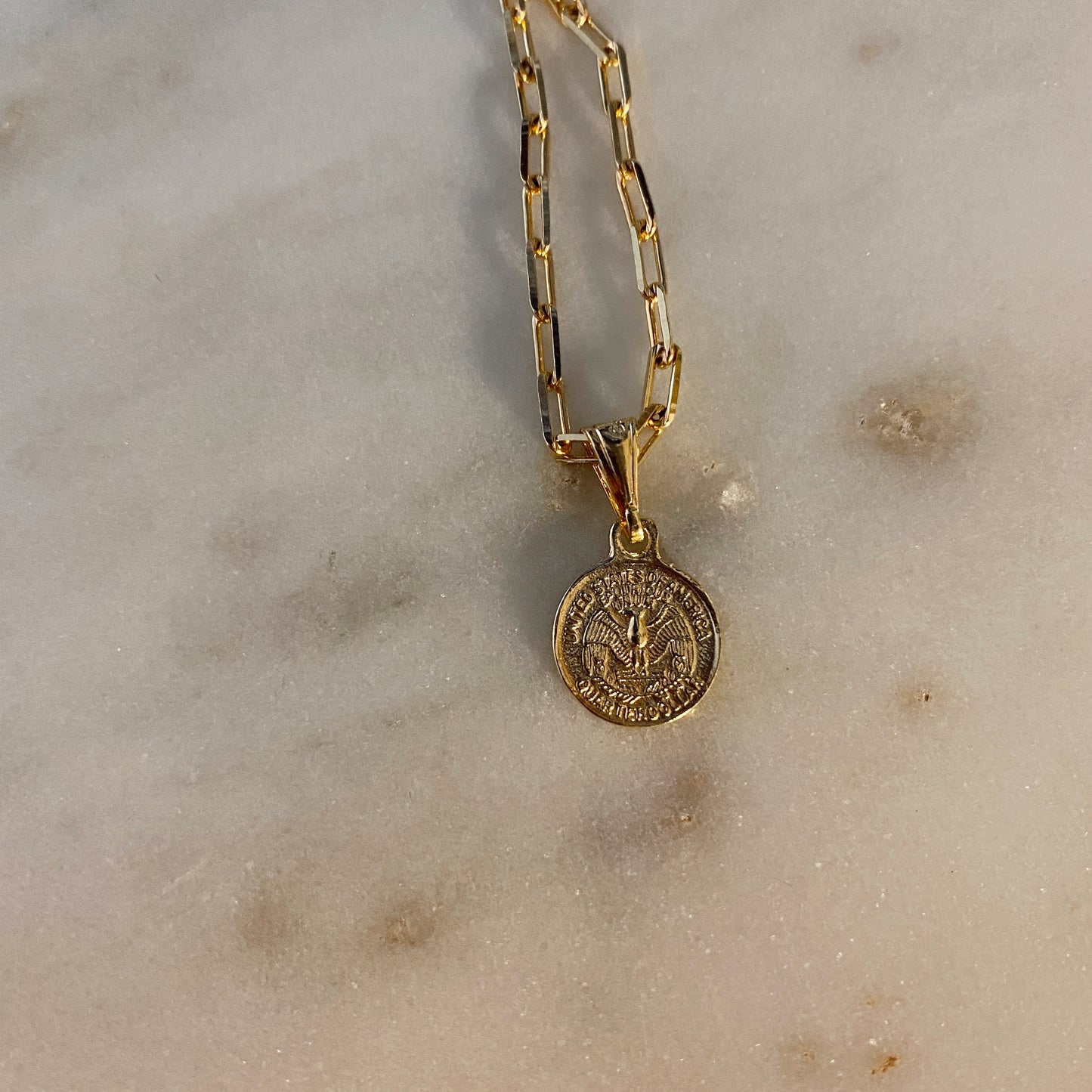 Quarter Charm Necklace
